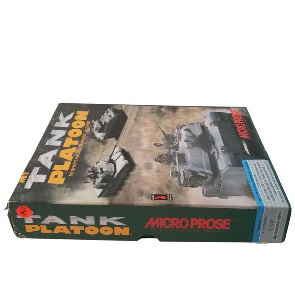 Vintage PC Game Tandy DOS 5.15" Floppy Disc Game: M1 Tank Platoon Micro Prose 98 - Picture 7 of 13